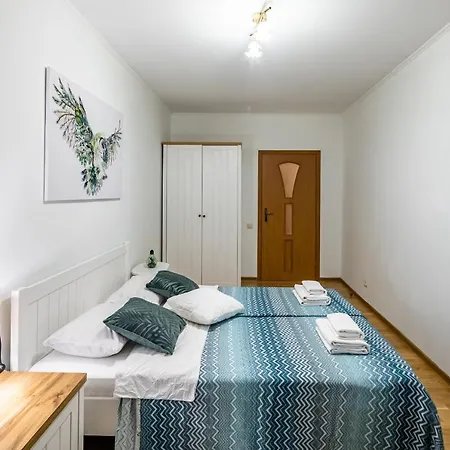 The Main Square! 2 Separated Bedrooms, Balcony * Lvov